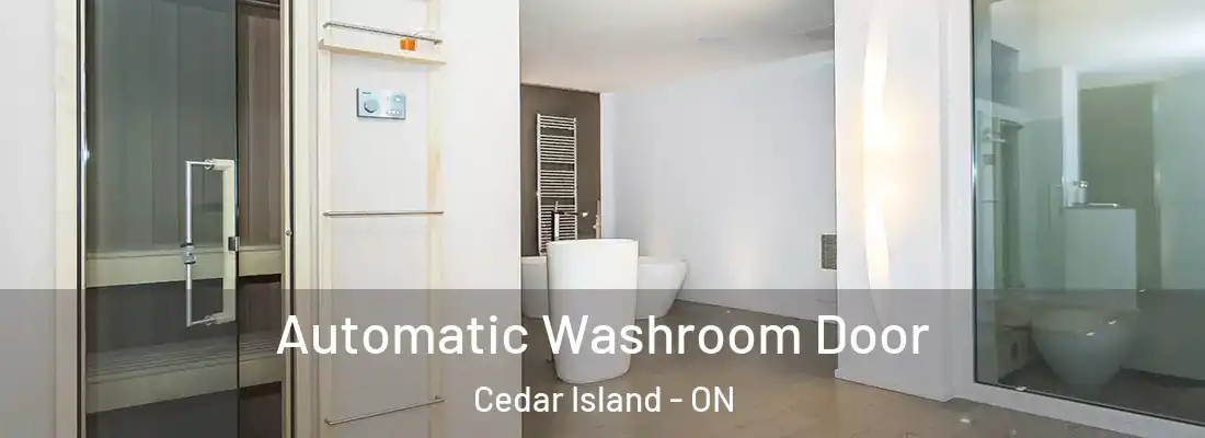  Automatic Washroom Door Cedar Island - ON