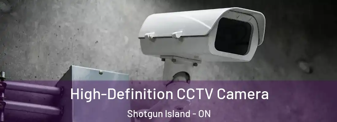  High-Definition CCTV Camera Shotgun Island - ON