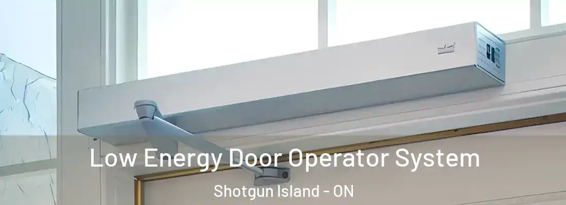  Low Energy Door Operator System Shotgun Island - ON