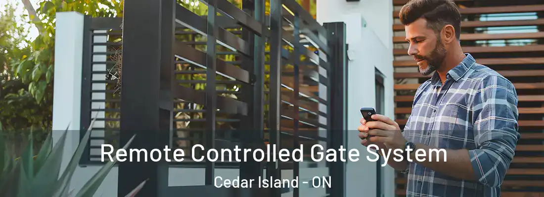  Remote Controlled Gate System Cedar Island - ON