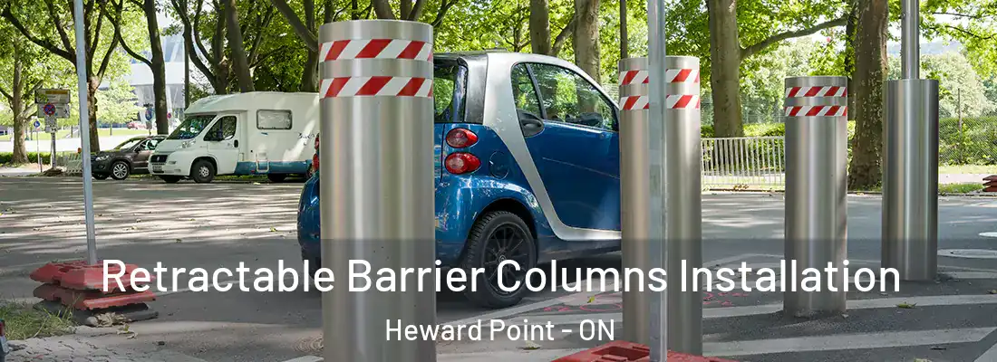  Retractable Barrier Columns Installation Heward Point - ON