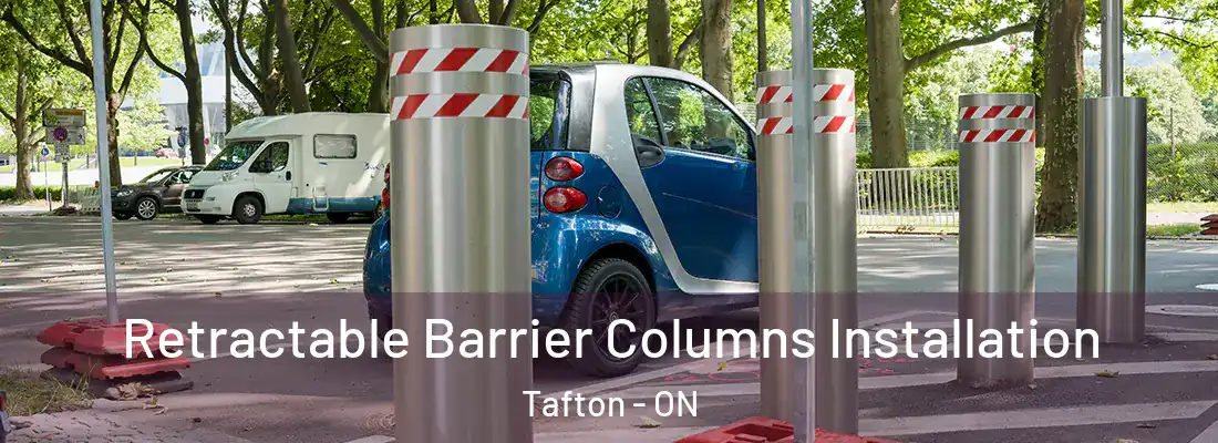  Retractable Barrier Columns Installation Tafton - ON